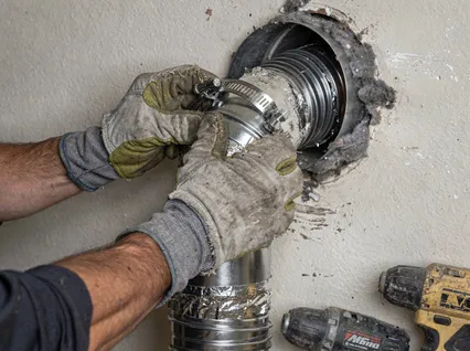 Dryer Vent Hose Installation in Lomita