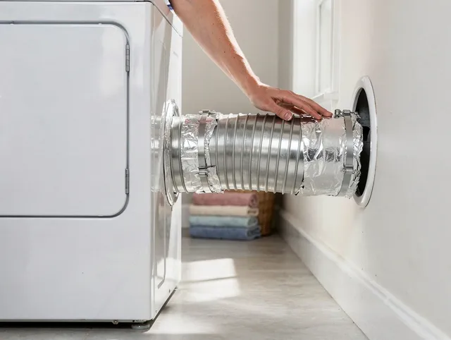 Professional dryer vent hose installation by Lomita Dryer Vent Cleaning in Lomita